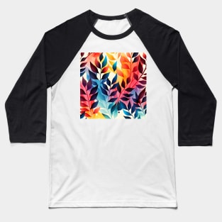 Rainbow Foliage 3 Baseball T-Shirt